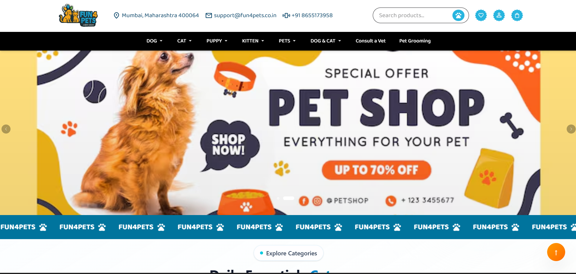 Fun4Pets Storefront — cover